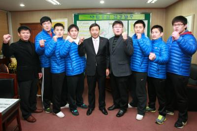 남구 직장운동경기부 레슬링팀 개선 신고식